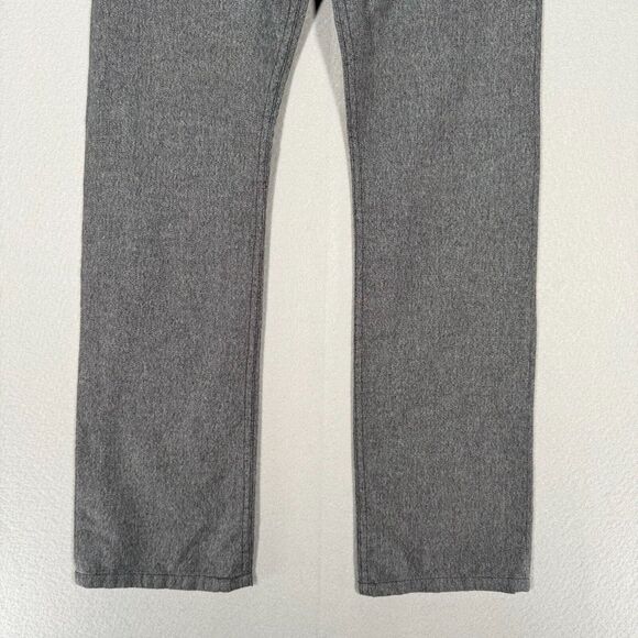 French Connection Summit Trouser‎ Womens 34 Black Melage Gray Straight Spiderman - Picture 4 of 14